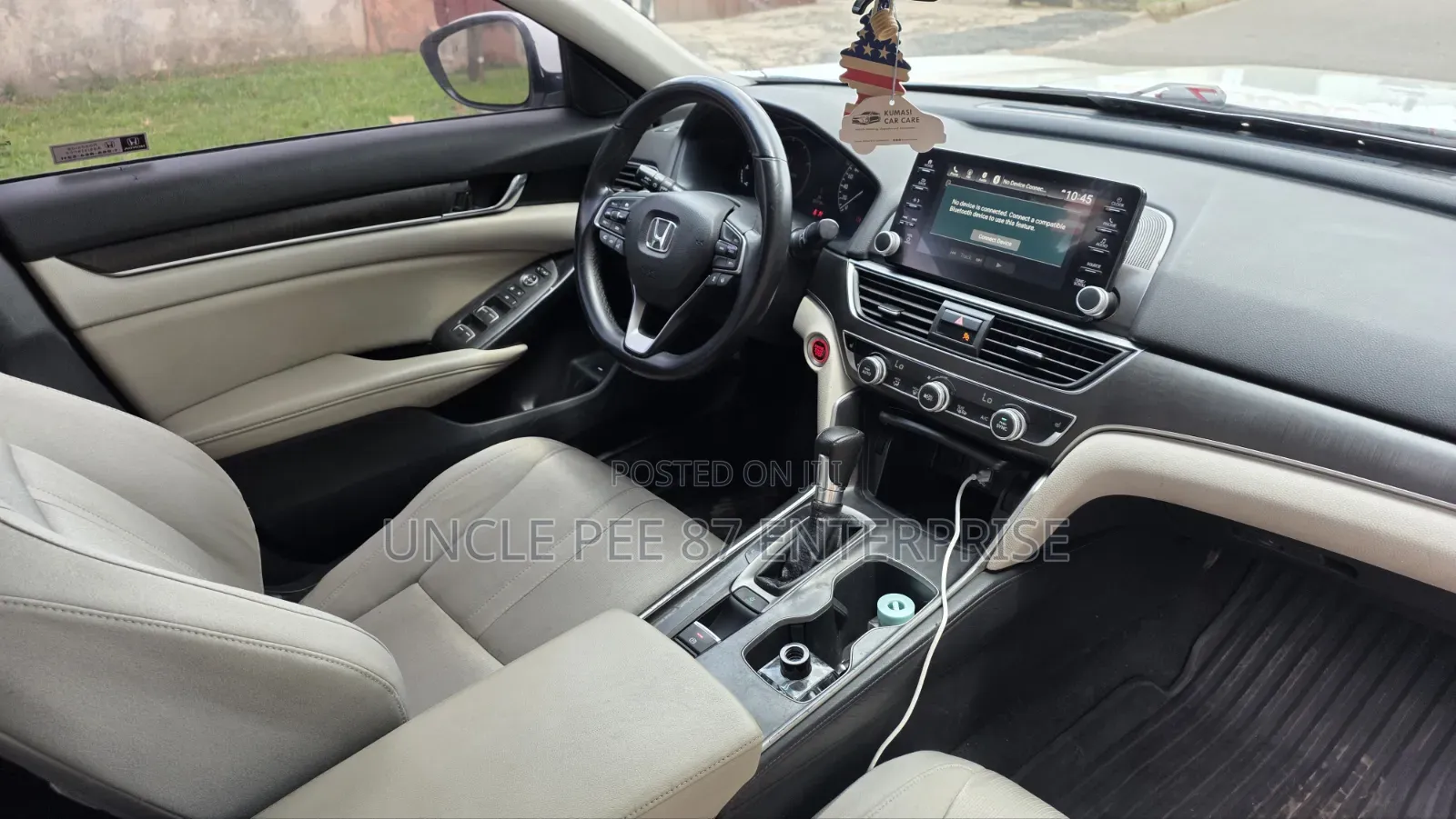Honda Accord EX (1.5L 4cyl Turbo CVT) 2019 White