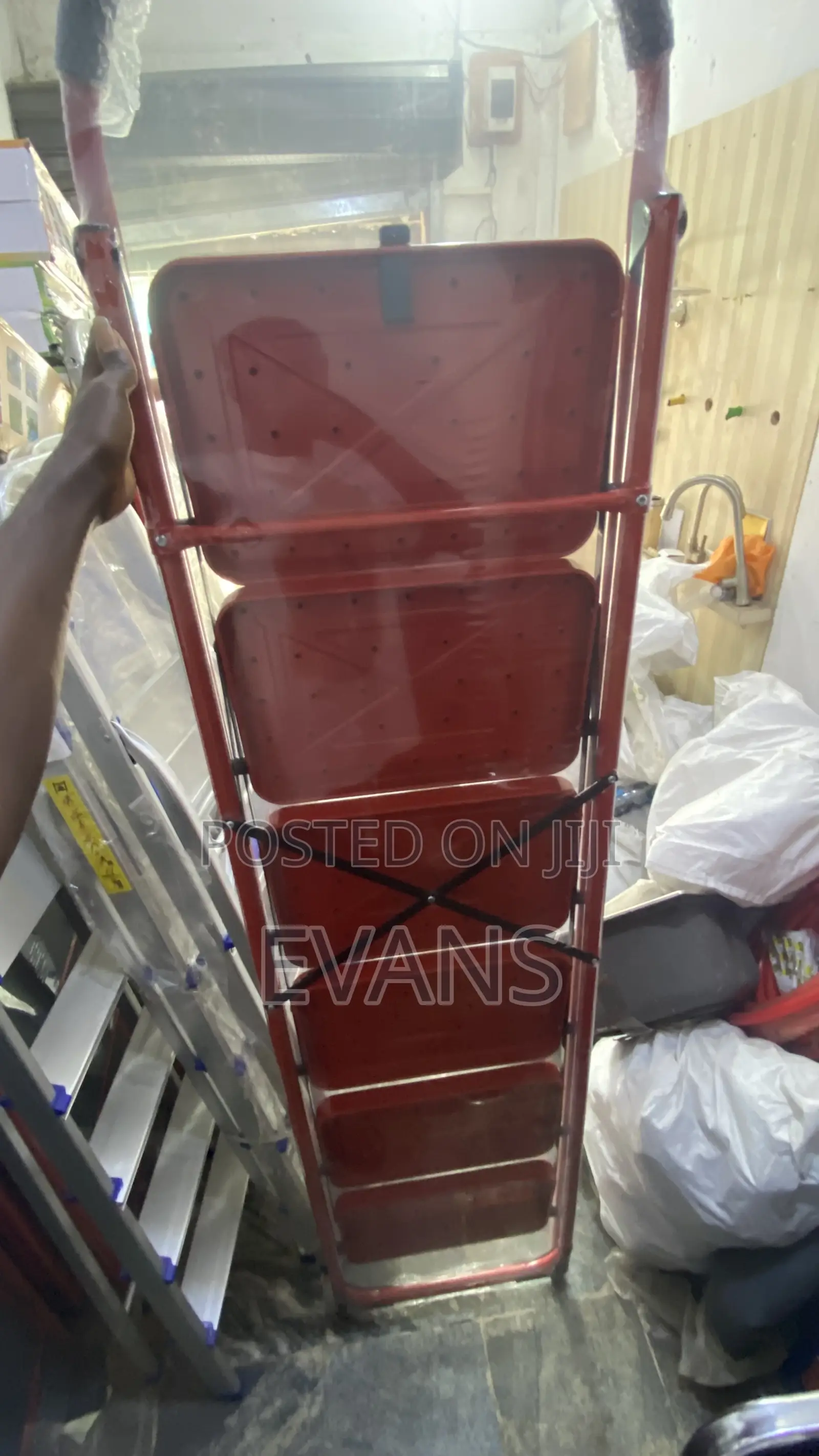 4/5/6-step Foldable Steel Ladder | Non-slip | Family Use