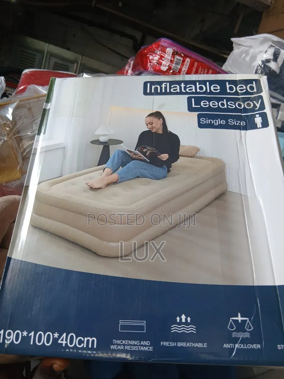 Single Inflatable Air Mattress – Compact Comfort Anywhere
