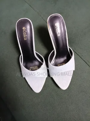 Denim Slipper Heel