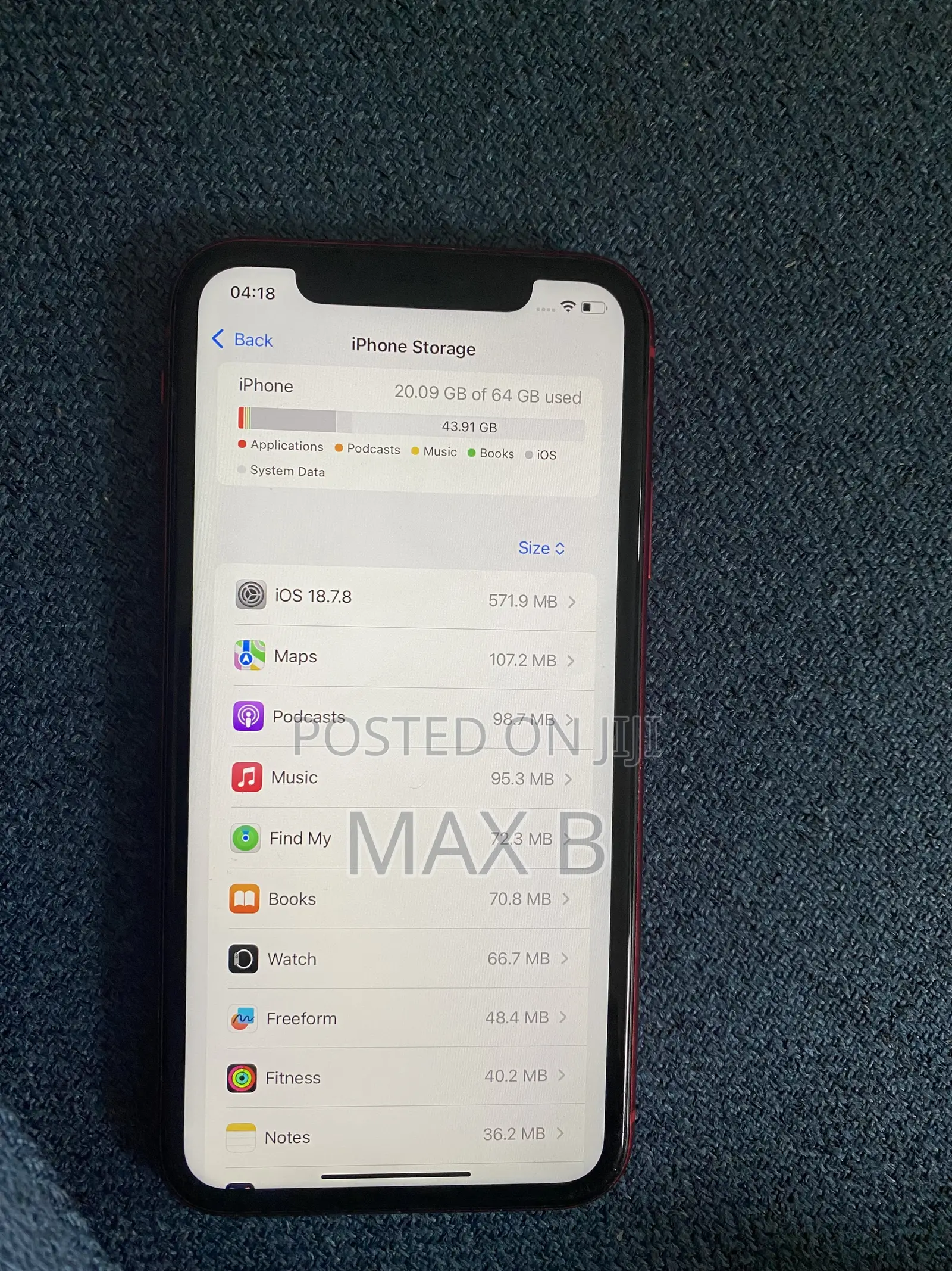Apple iPhone 11 64 GB Red