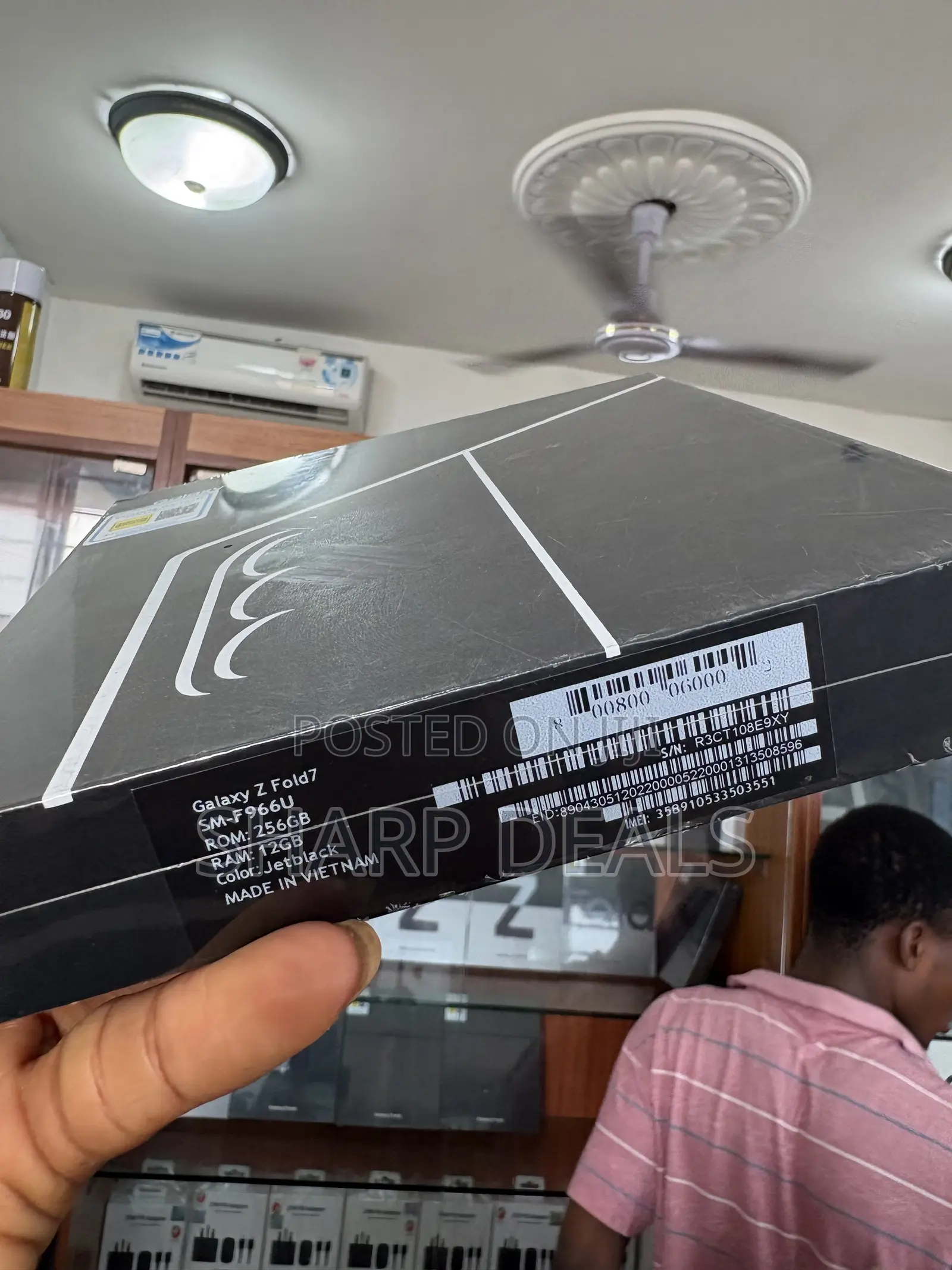 New Samsung Galaxy Z Fold7 256 GB Black