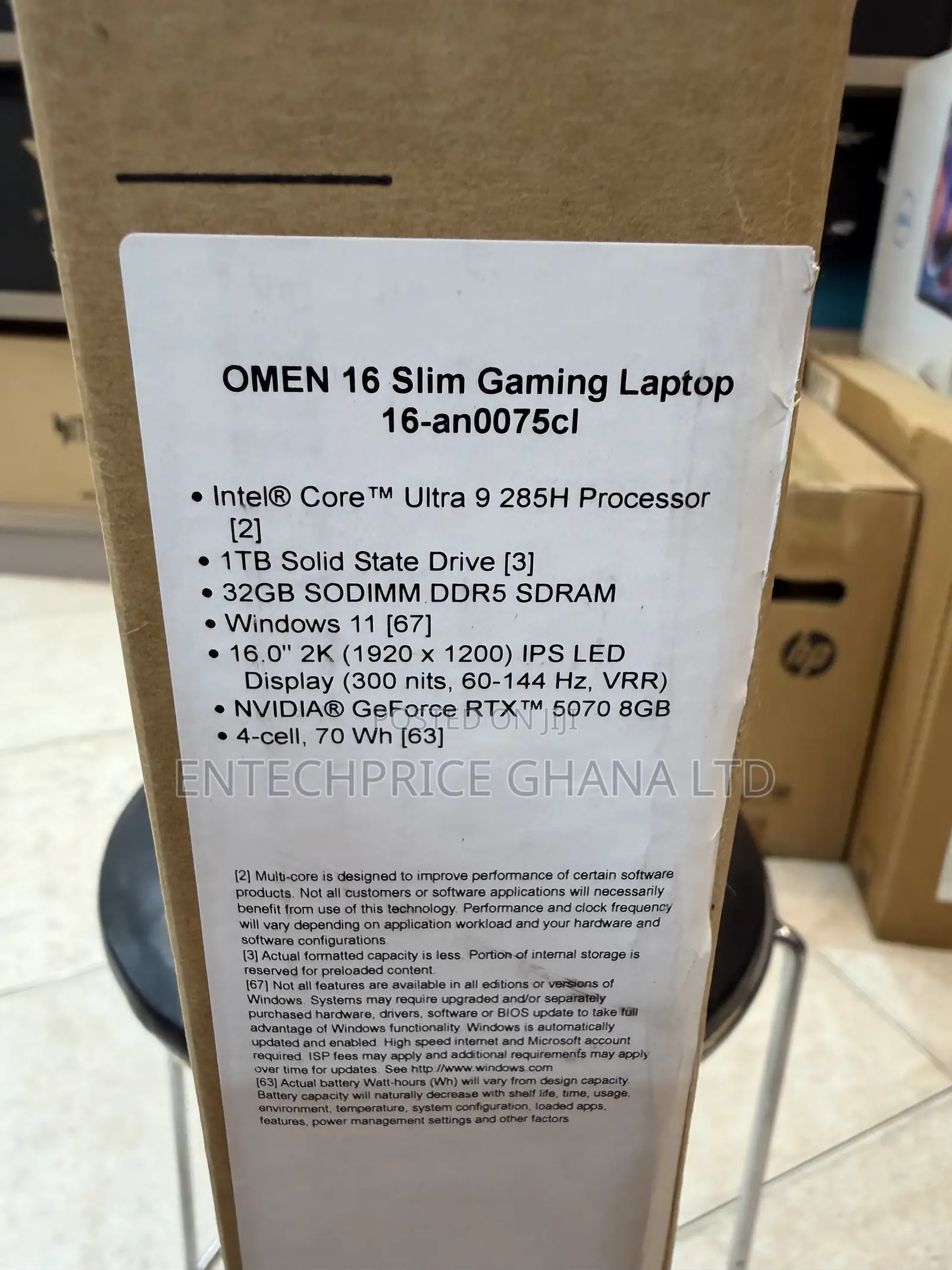 New Laptop HP Omen 16 32GB Intel Core Ultra 9 SSD 1T
