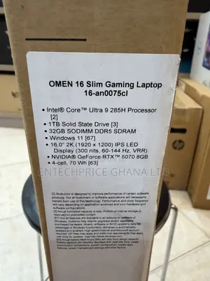 New Laptop HP Omen 16 32GB Intel Core Ultra 9 SSD 1T