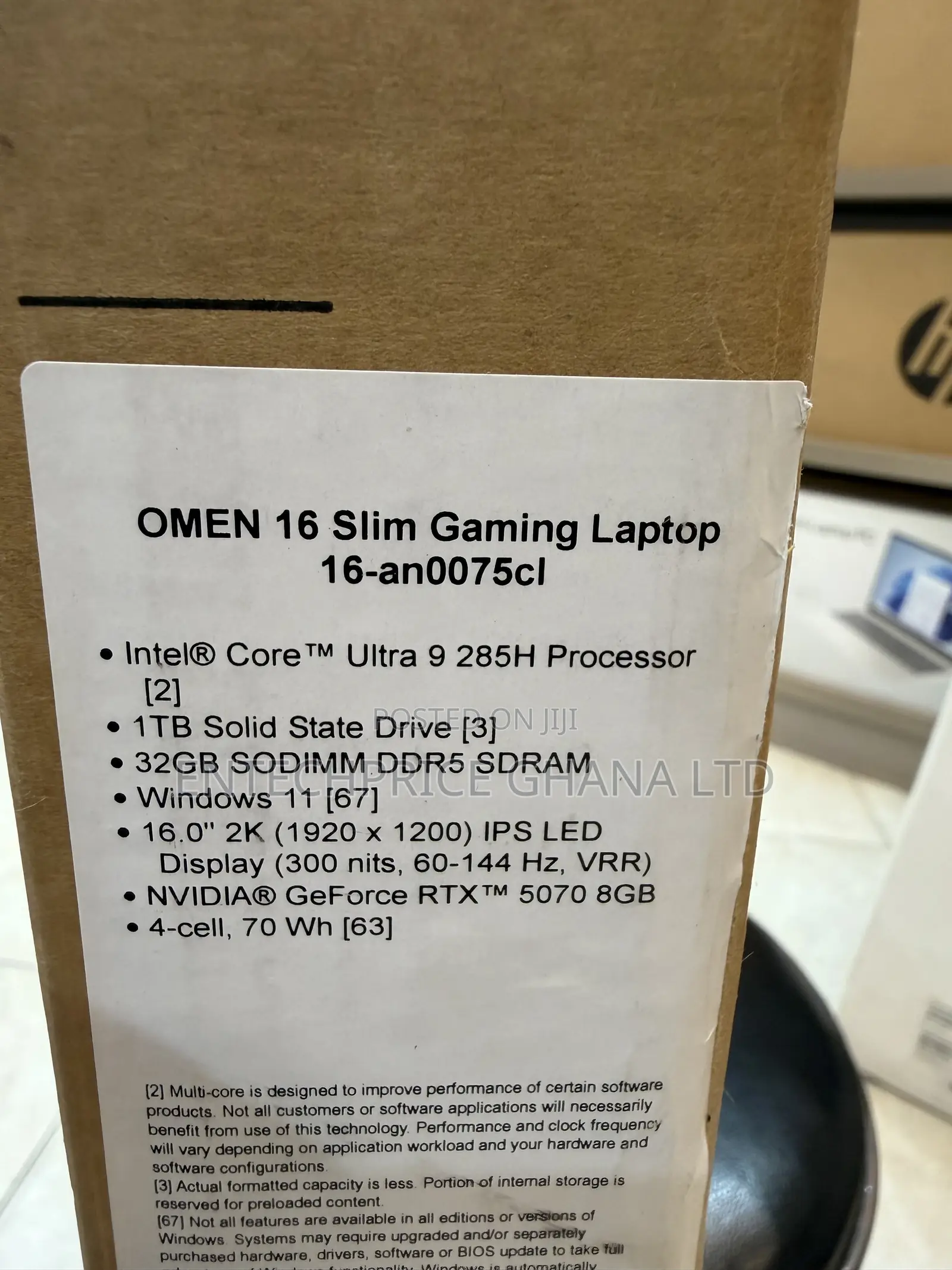 New Laptop HP Omen 16 32GB Intel Core Ultra 9 SSD 1T