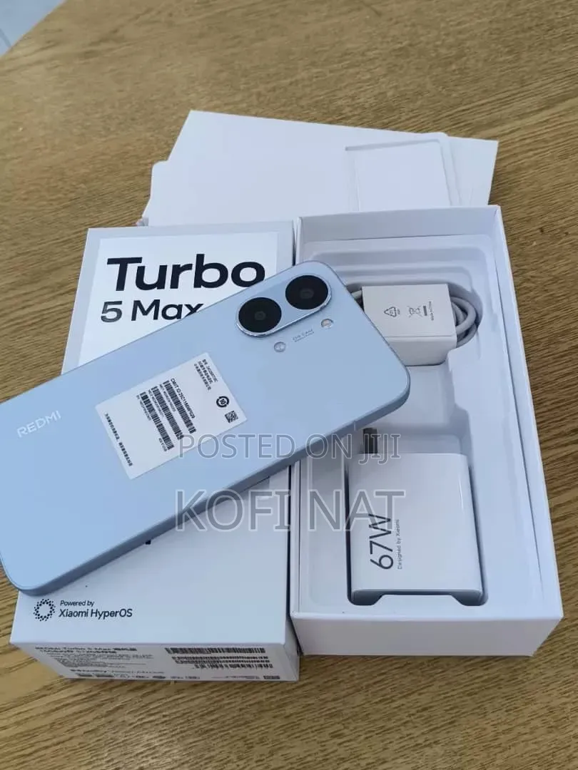 New Xiaomi Redmi Turbo 5 Max 512 GB Black