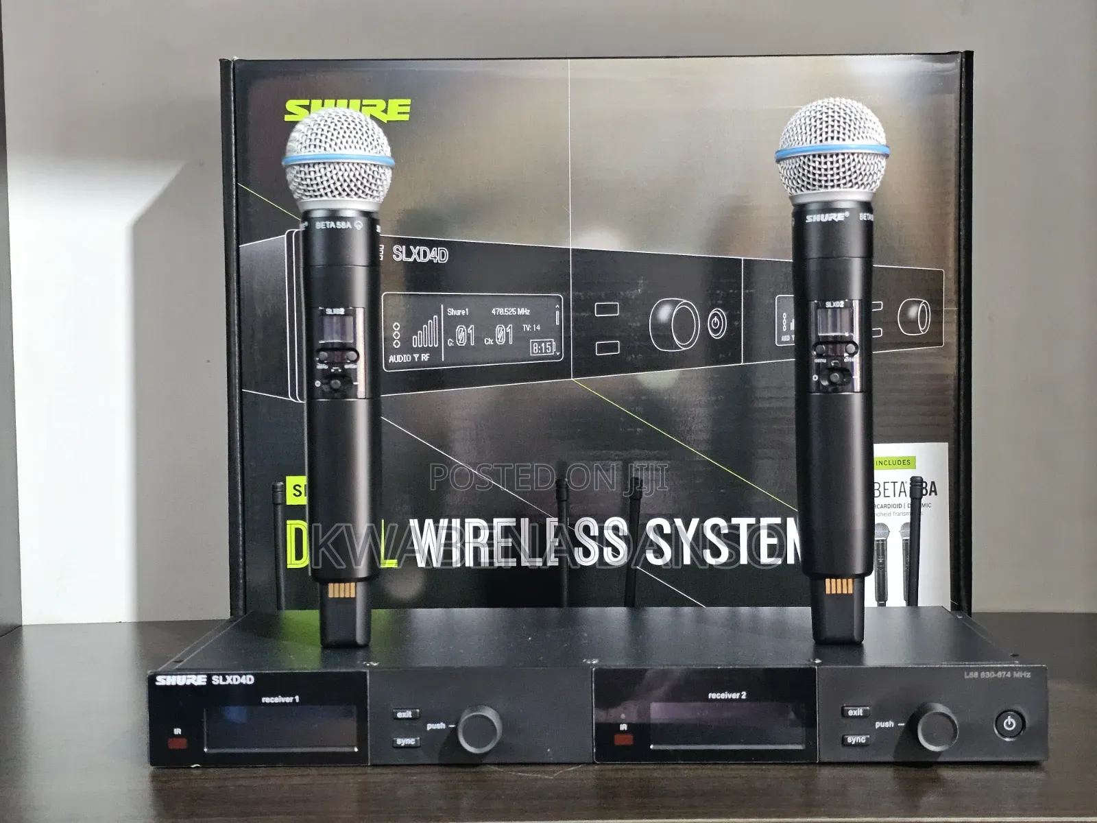 Shure Slxd4d Dual Channel Wireless Microphone System