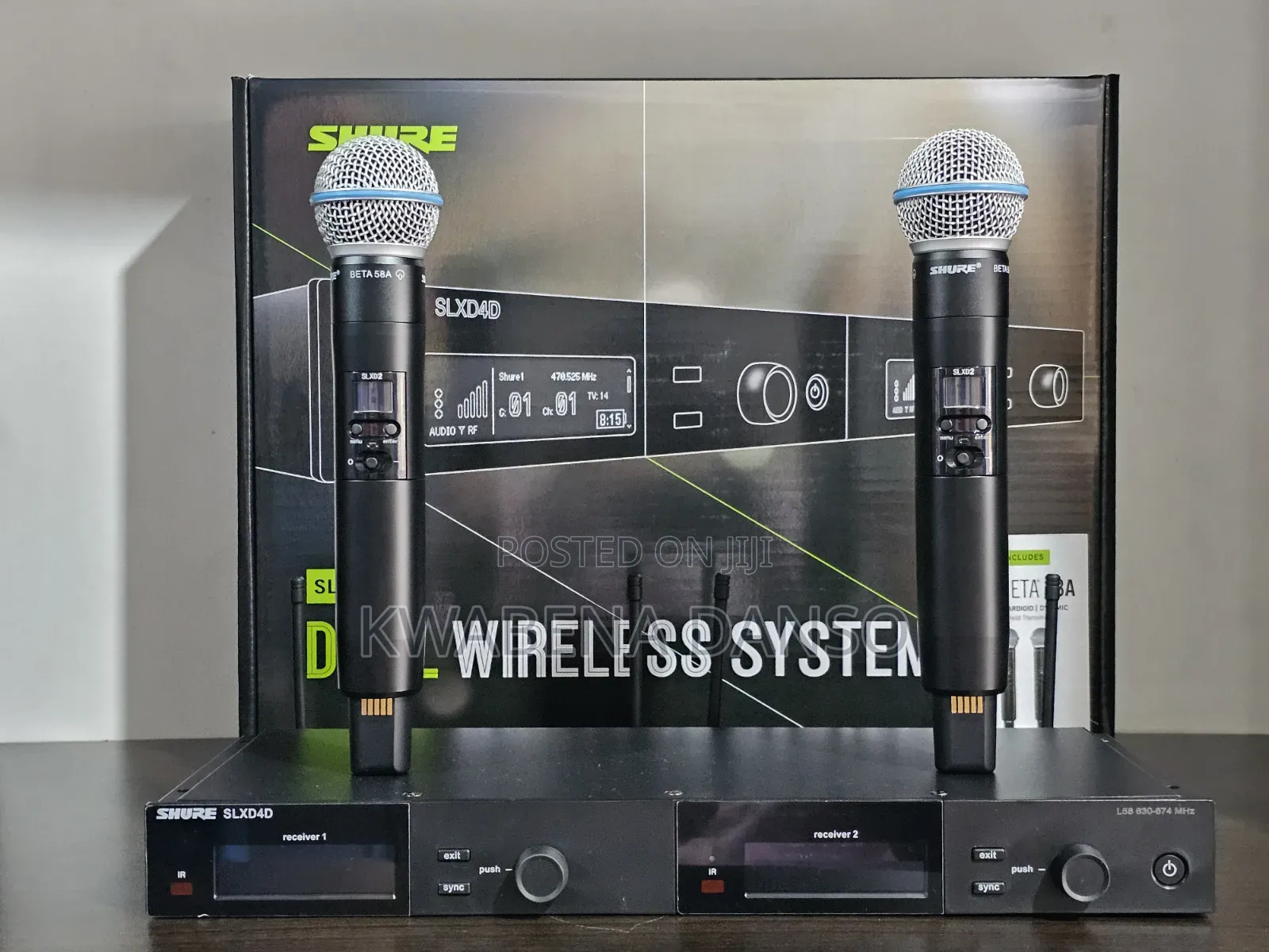 Shure Slxd4d Dual Channel Wireless Microphone System