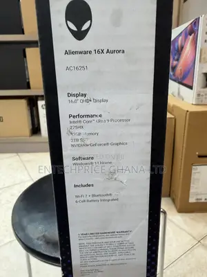 New Laptop Alienware 16 Aurora 32GB Intel Core Ultra 9 SSD 2T