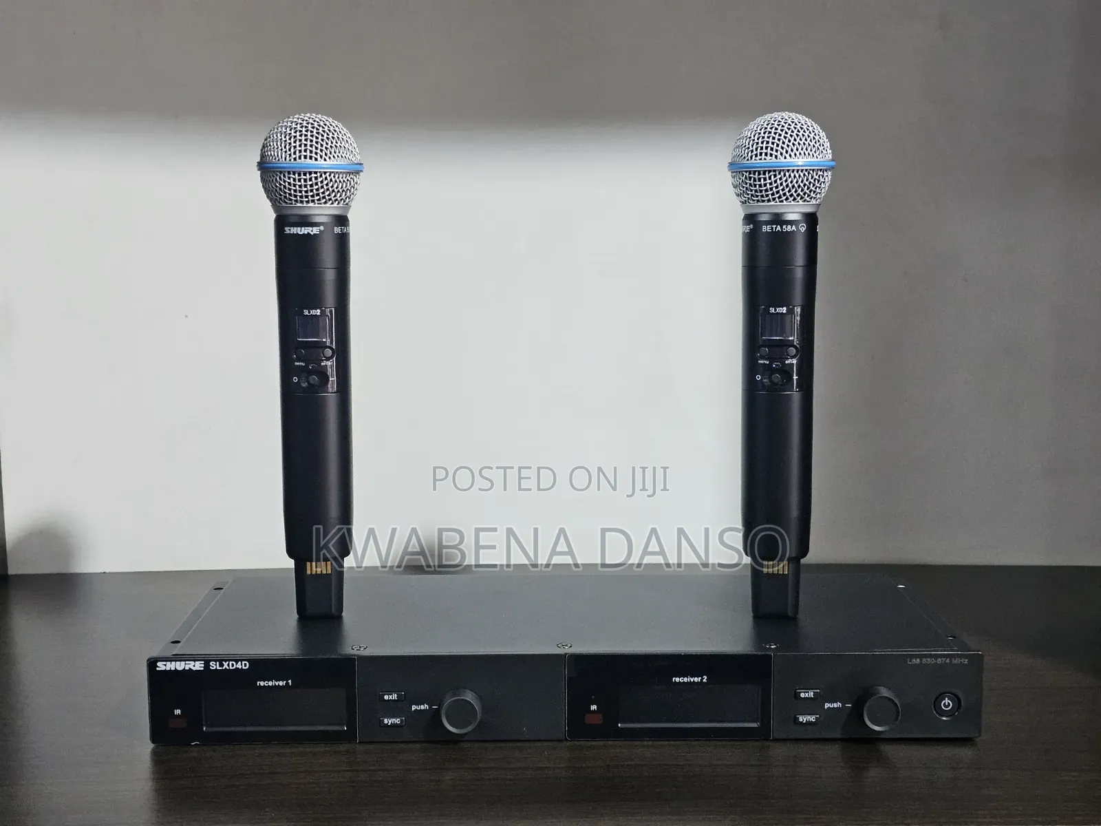 Shure Slxd4d Dual Channel Wireless Microphone System