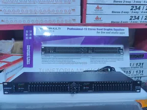 Supermulti Eq215 Professional Dual 15-Band Graphic Equalizer.