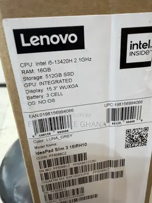 New Laptop Lenovo Ideapad 3 16GB Intel Core i5 SSD 512GB