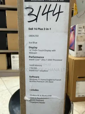 New Laptop Dell Plus 16 16GB Intel Core Ultra 7 SSD 1T