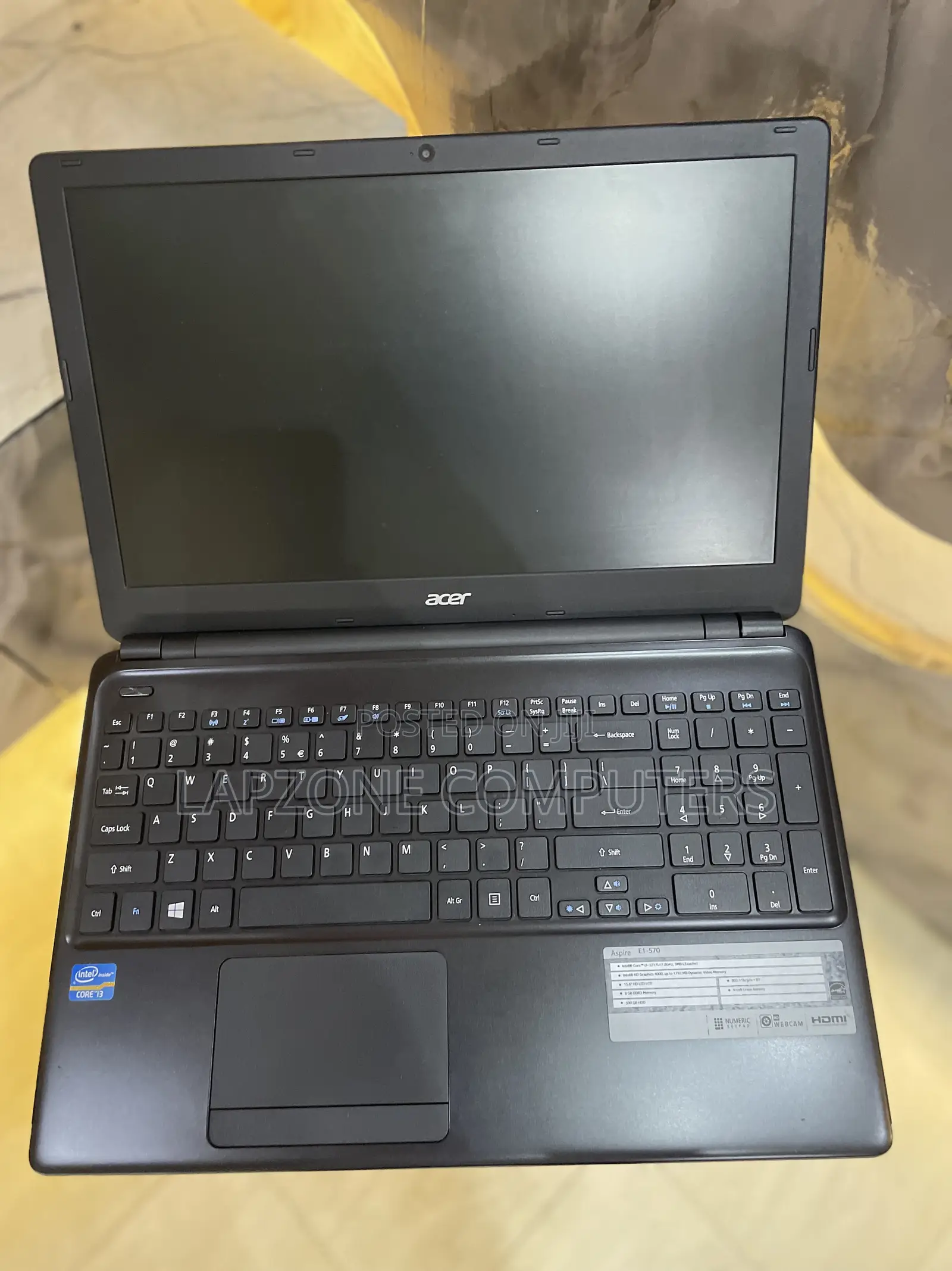Laptop Acer Aspire E1-570 8GB Intel Core i3 HDD 500GB