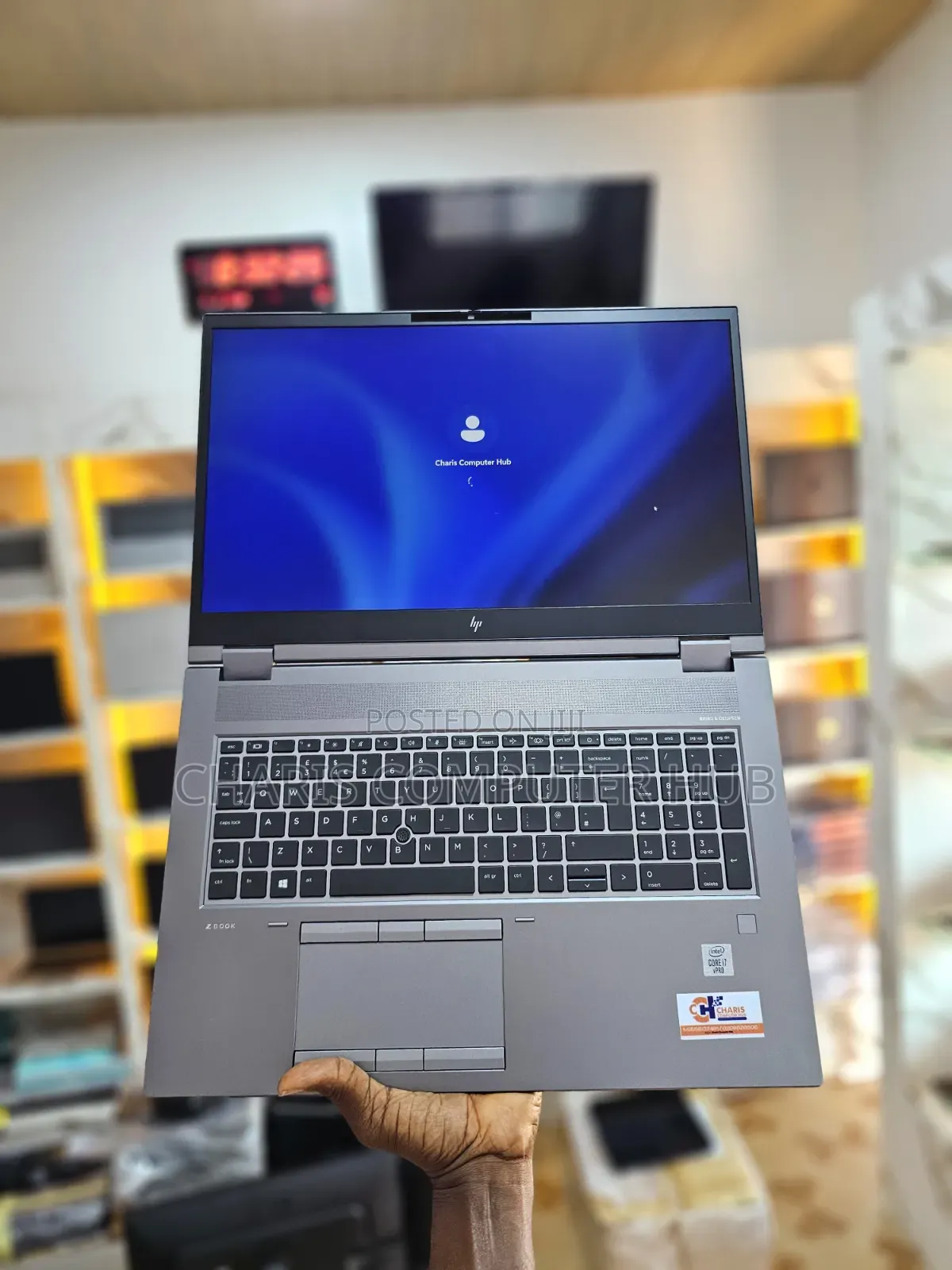 Laptop HP ZBook Fury 17 G7 32GB Intel Core i7 SSHD (Hybrid) 256GB