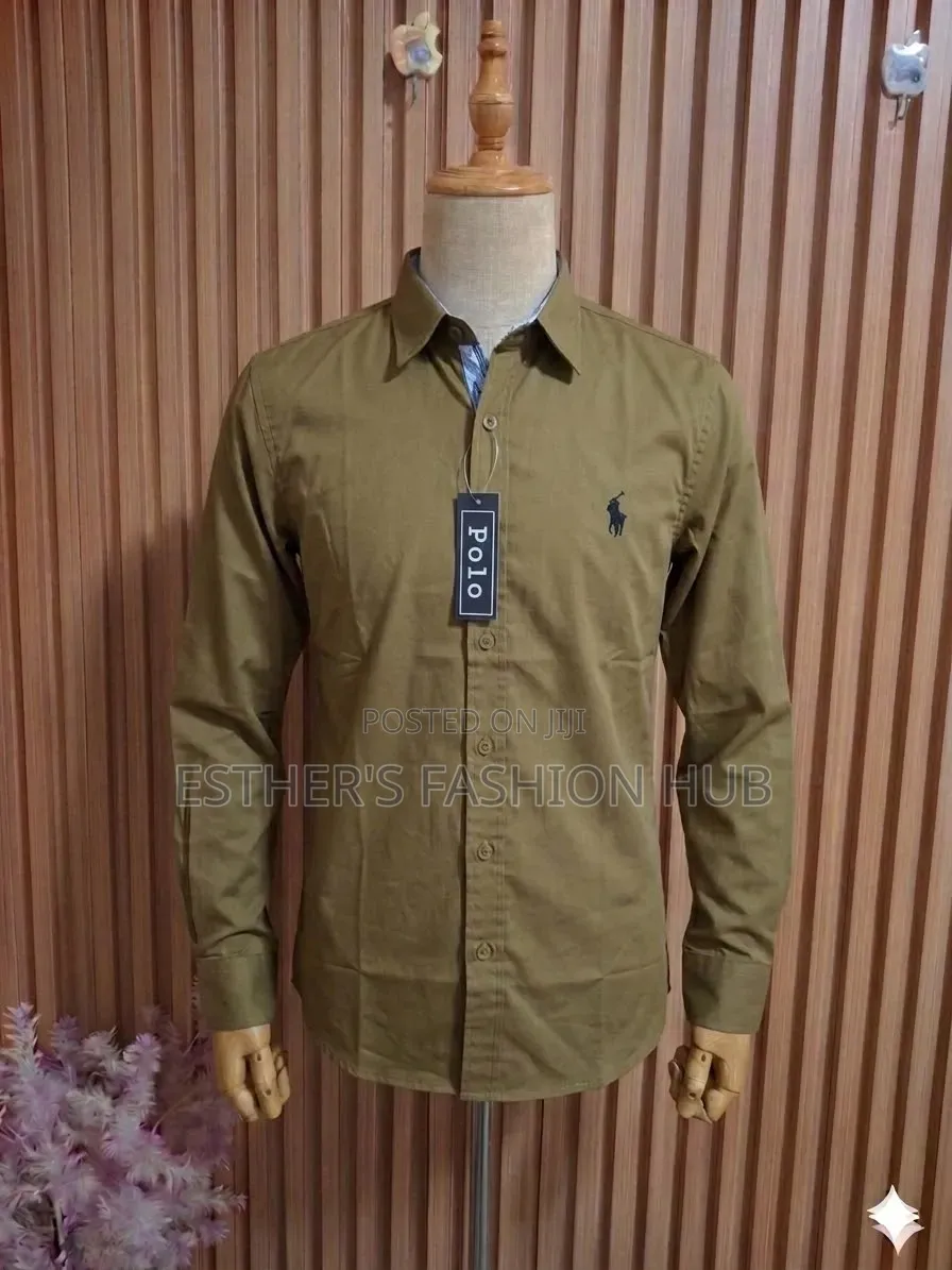 Mens Long Sleeve Shirt (Polo )