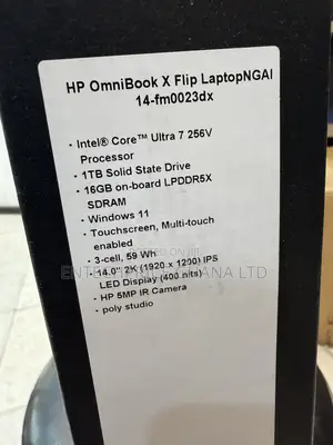 New Laptop HP OmniBook 7 14" 16GB Intel Core Ultra 7 SSD 1T