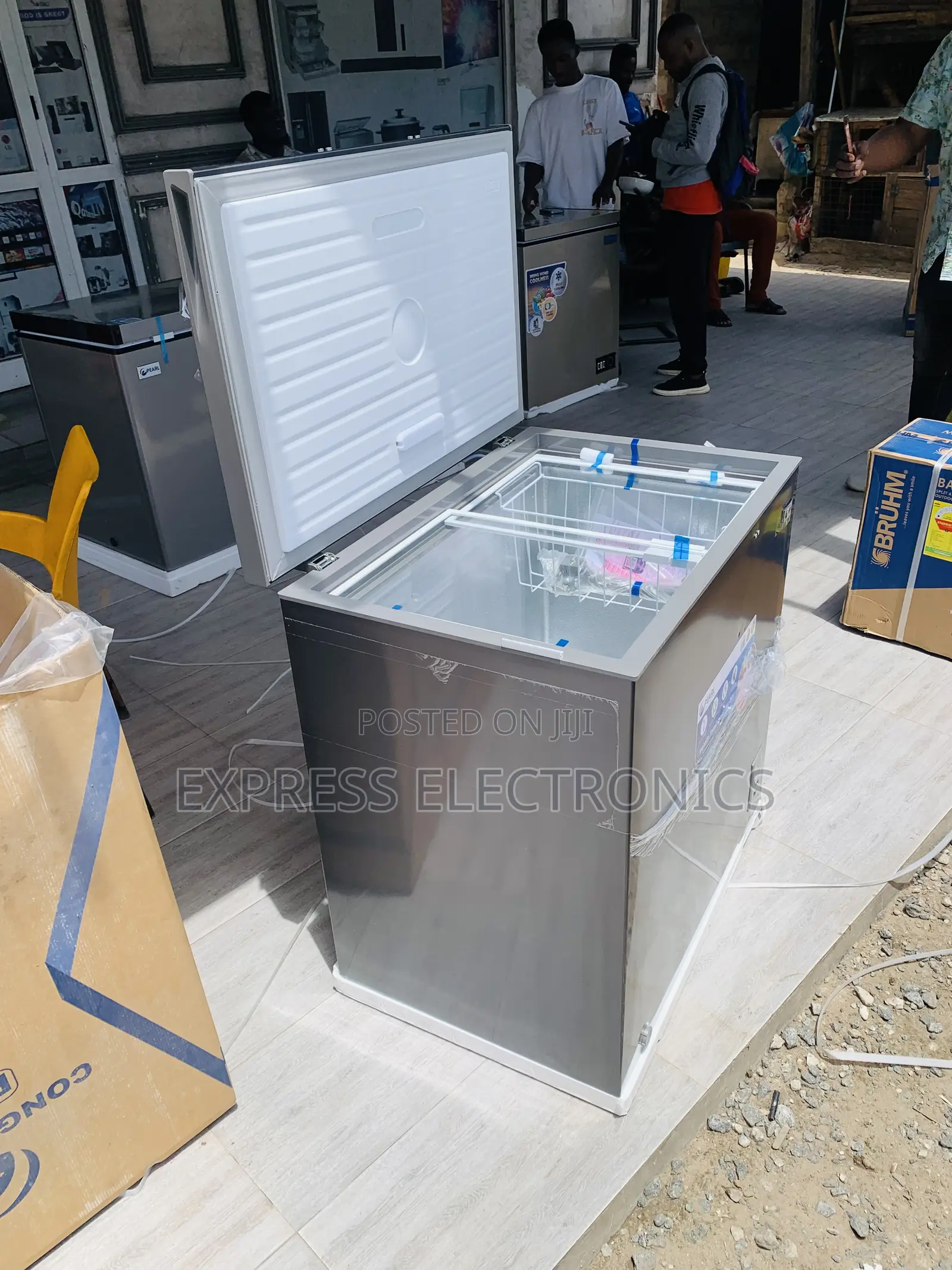 Place Your Order Pearl Single Door Dark Grey PCF-2620-13m
