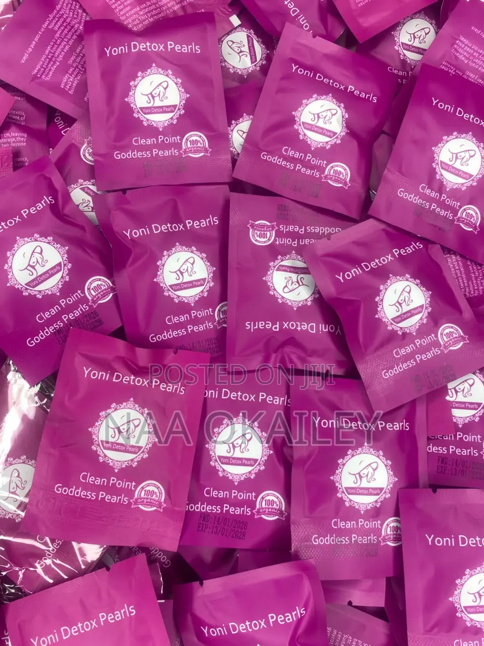 Yoni Detox Pearls. 3 Pieces in a Pack . Wholesale Available.
