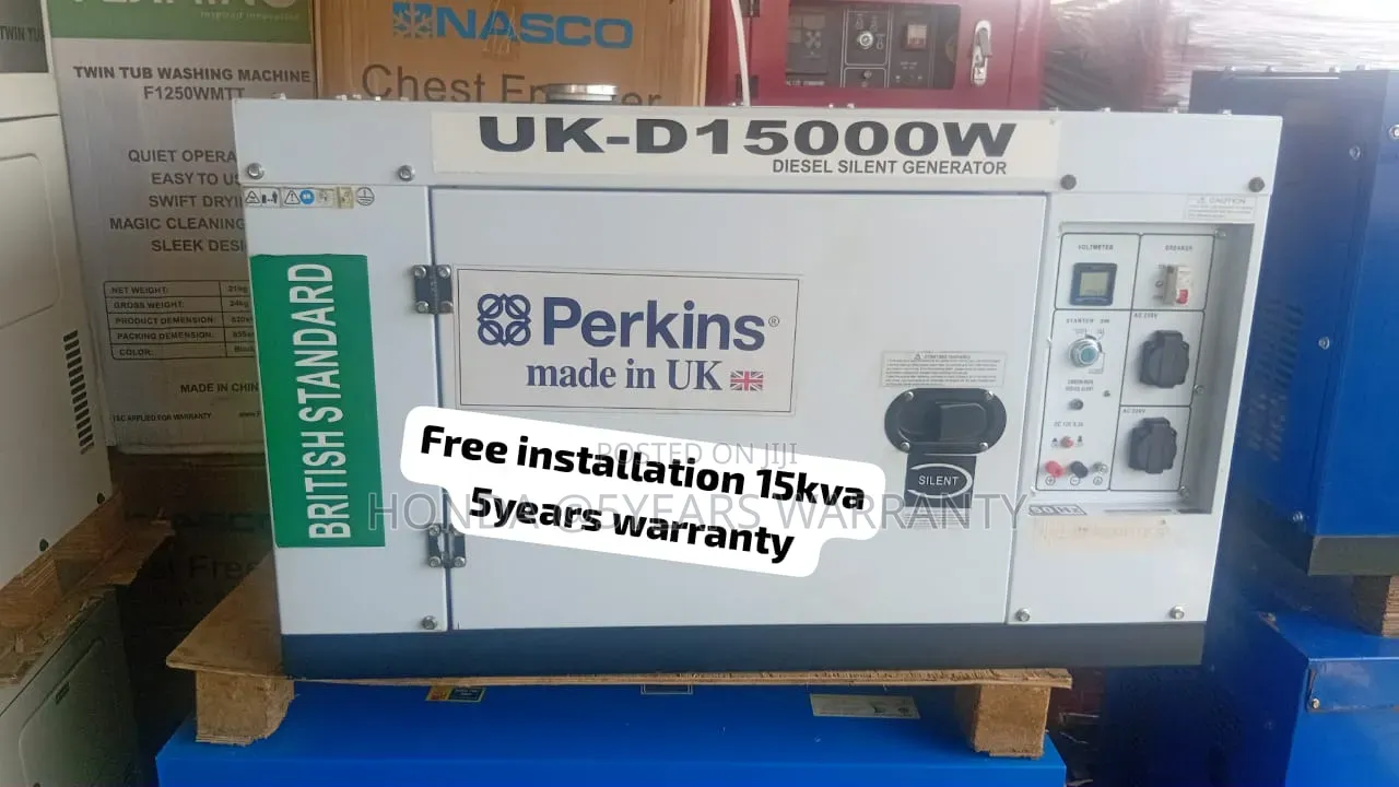 Perkins 15kva Silent Diesel Generator – Remote Control Start