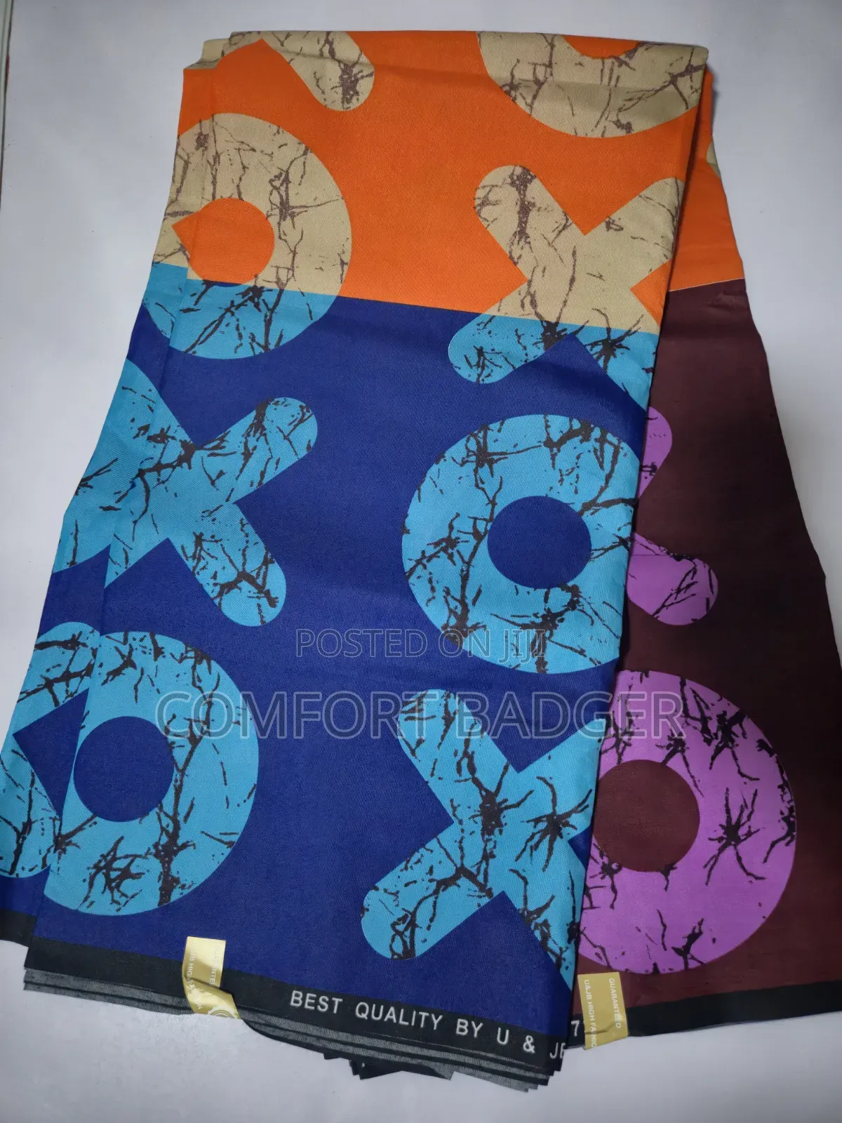 Brightly Coloured Small African Print