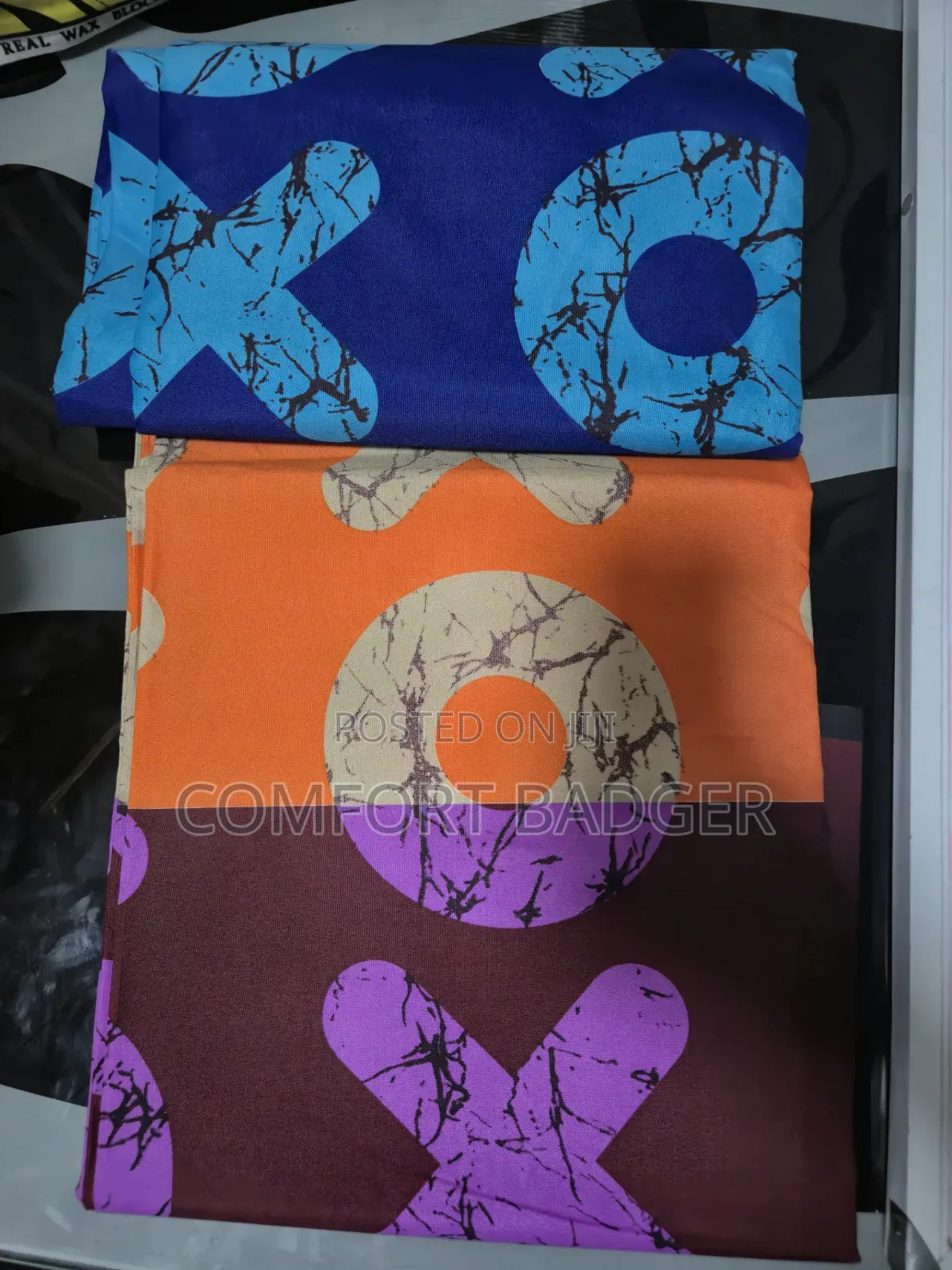 Brightly Coloured Small African Print