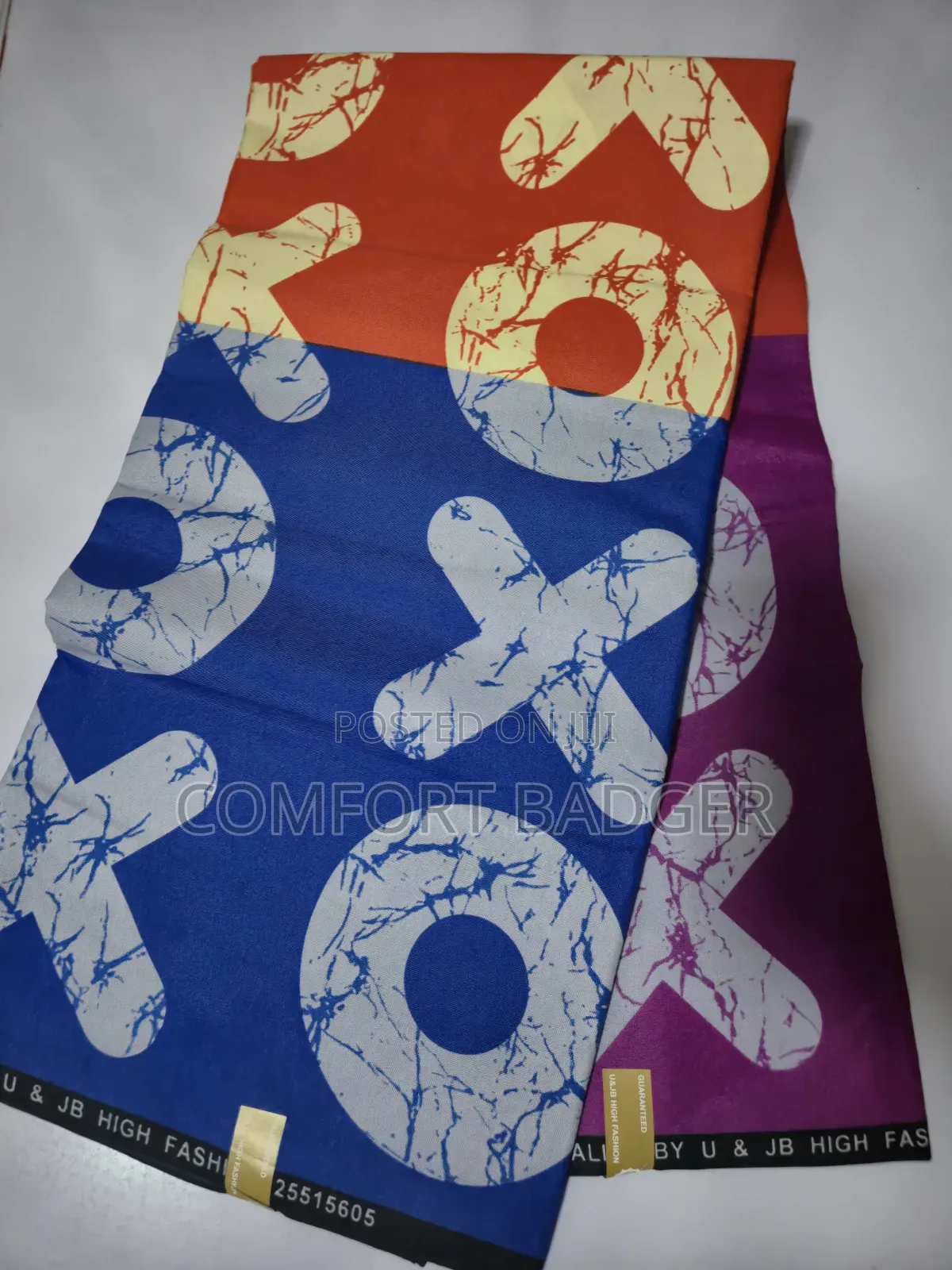 Brightly Coloured Small African Print