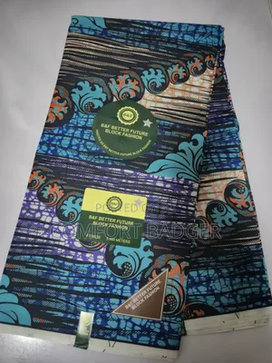 Brightly Coloured Small African Print