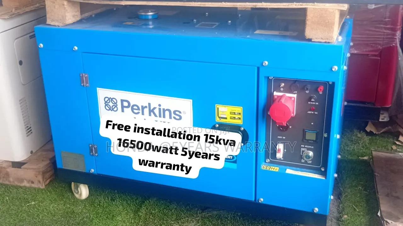 Heavy Duty Perkins 15kva Generator With Remote Start System