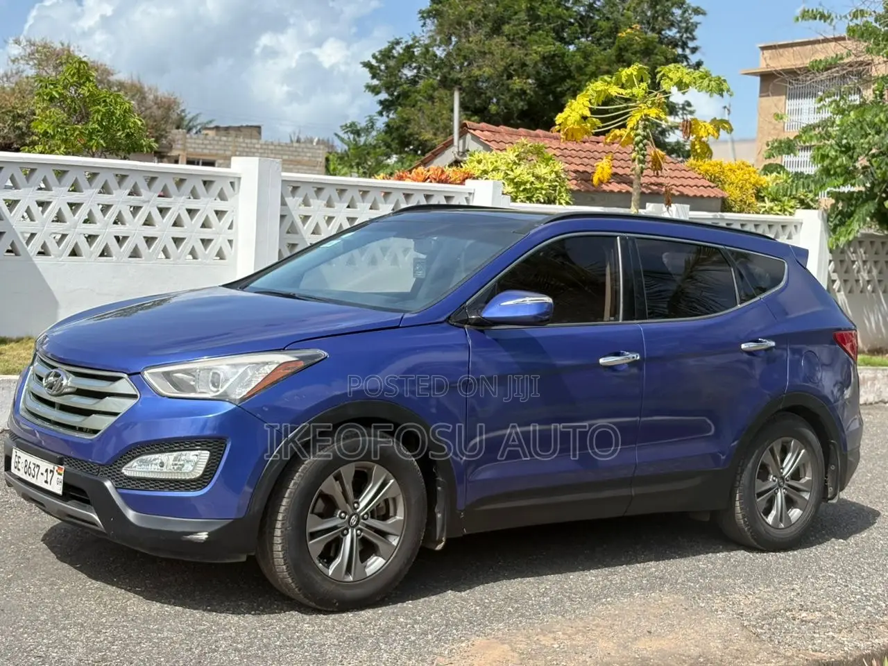 Hyundai Santa Fe 2015 Blue