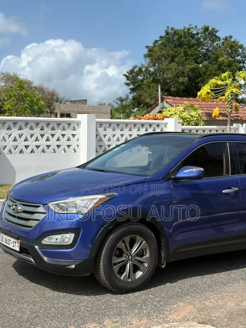 Hyundai Santa Fe 2015 Blue
