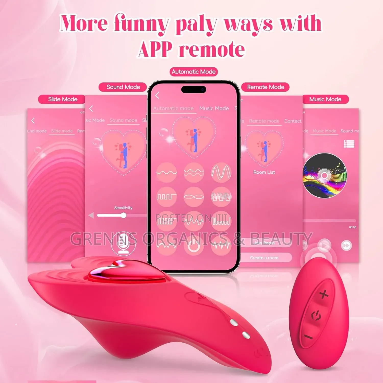 Magnetic Panty Vibrator App Remote Control Waterproof Wearable