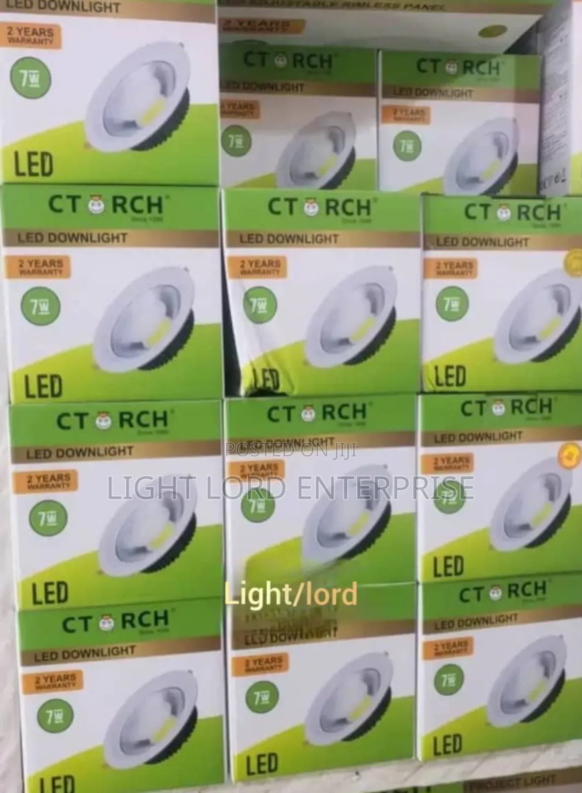 Ctorch 7watts Cob Light White Color