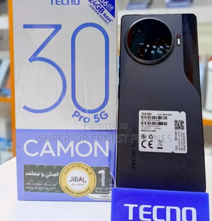New Tecno Camon 30 Pro 5G 512 GB Black