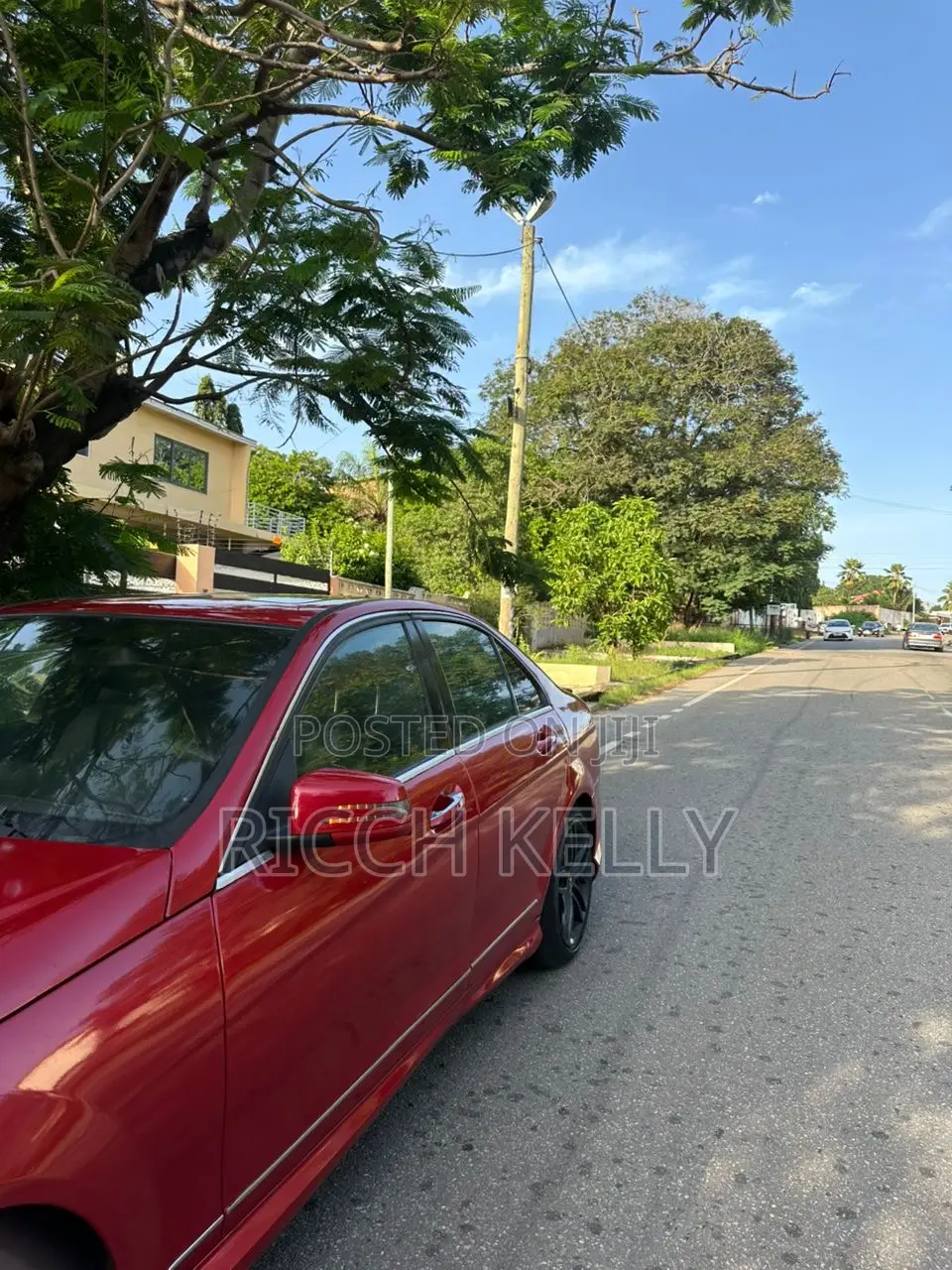 Mercedes-Benz C250 2014 Red