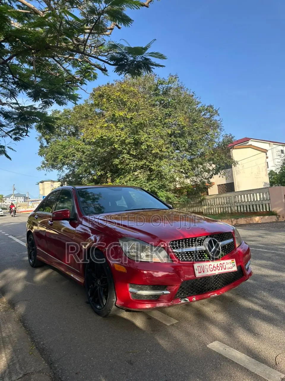 Mercedes-Benz C250 2014 Red