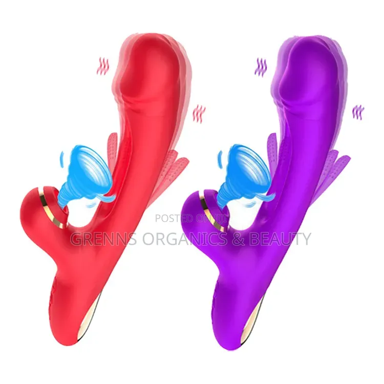 3in1 Rabbit Vibrator Suction Tapping Flapping G-Spot Massager