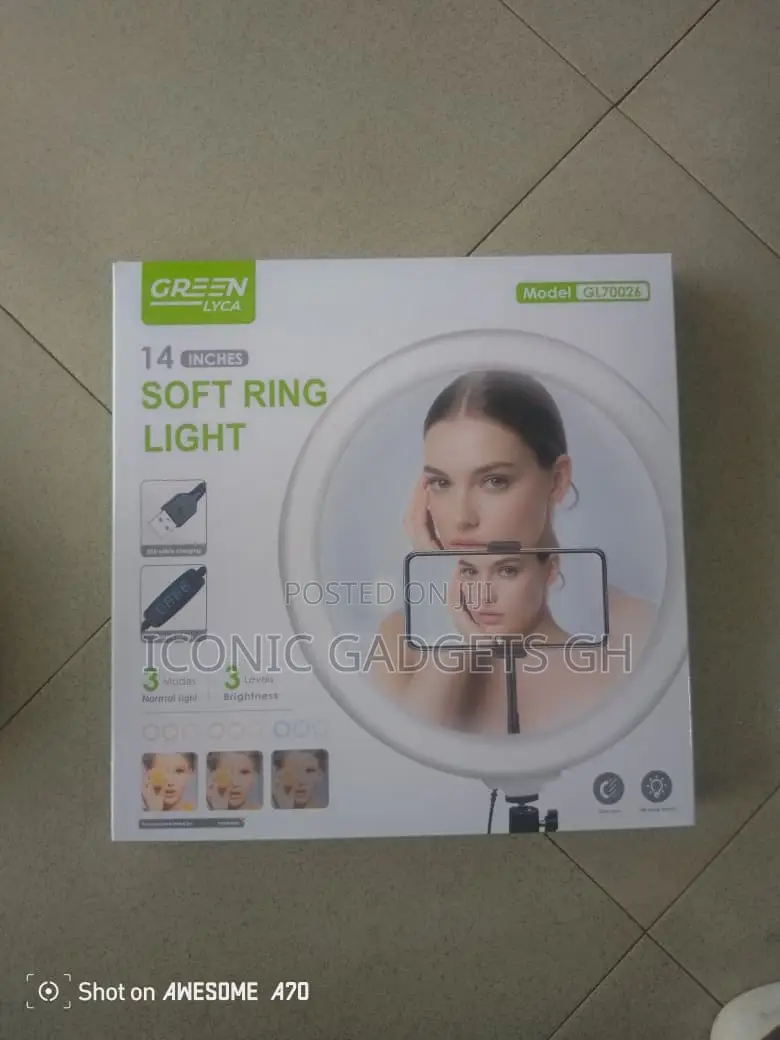 Greenlyca 14" Soft Ring Light