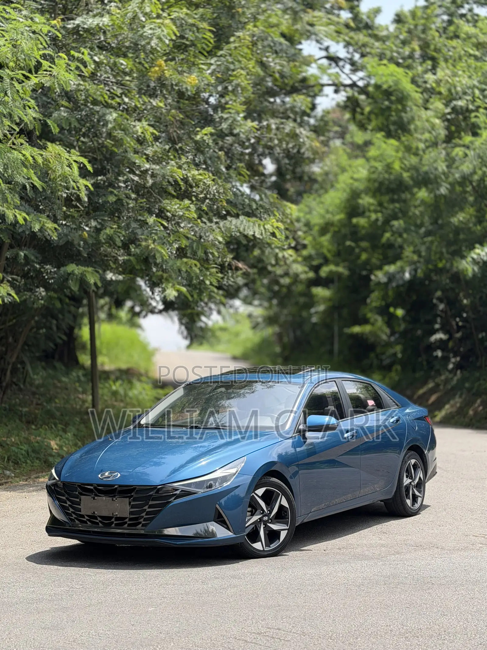 Hyundai Elantra Limited 2021 Blue