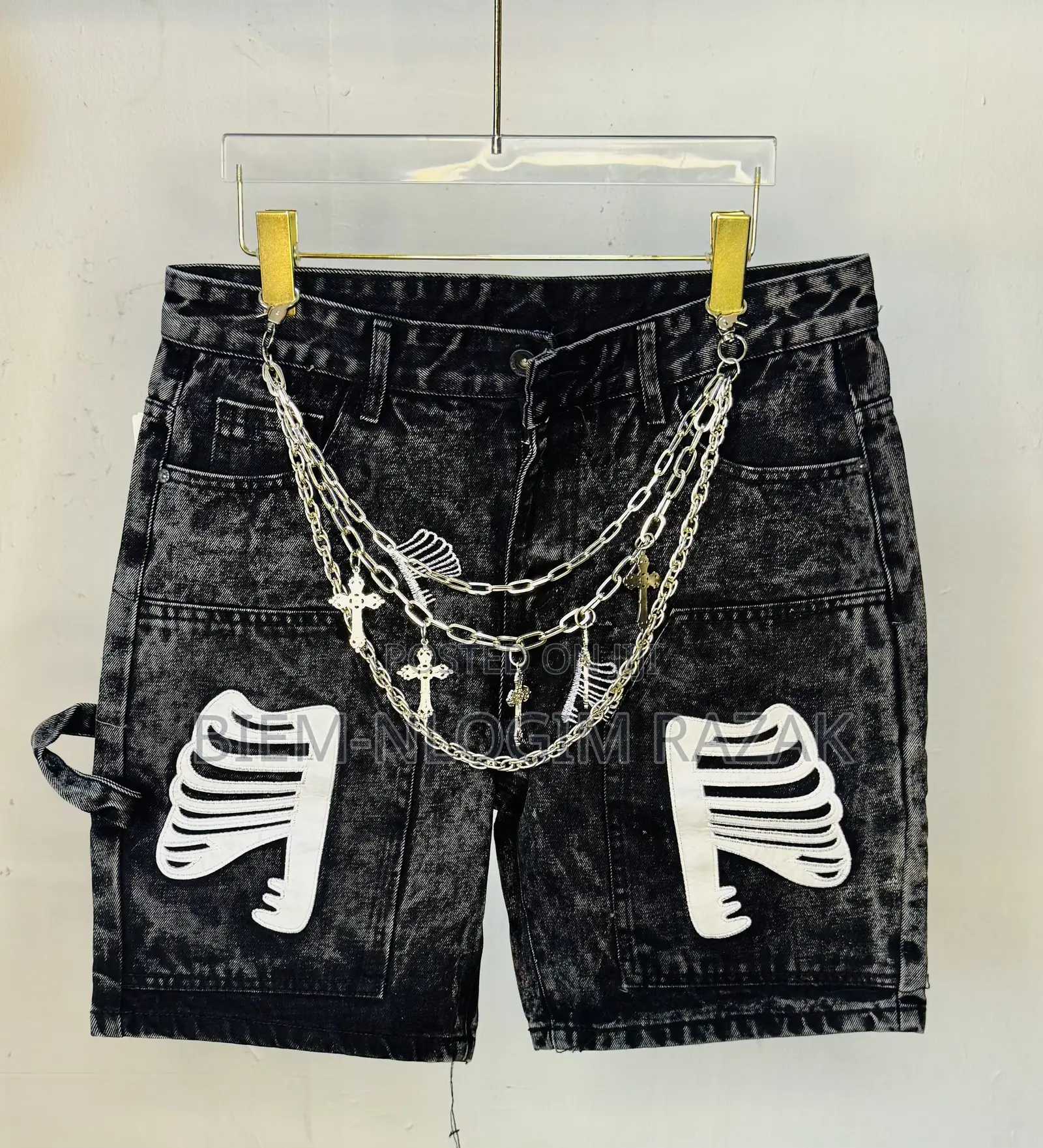 Original Chrome Heart N Nba Jeans Shorts Available in Stock