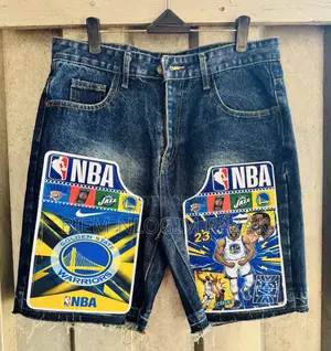 Original Chrome Heart N Nba Jeans Shorts Available in Stock