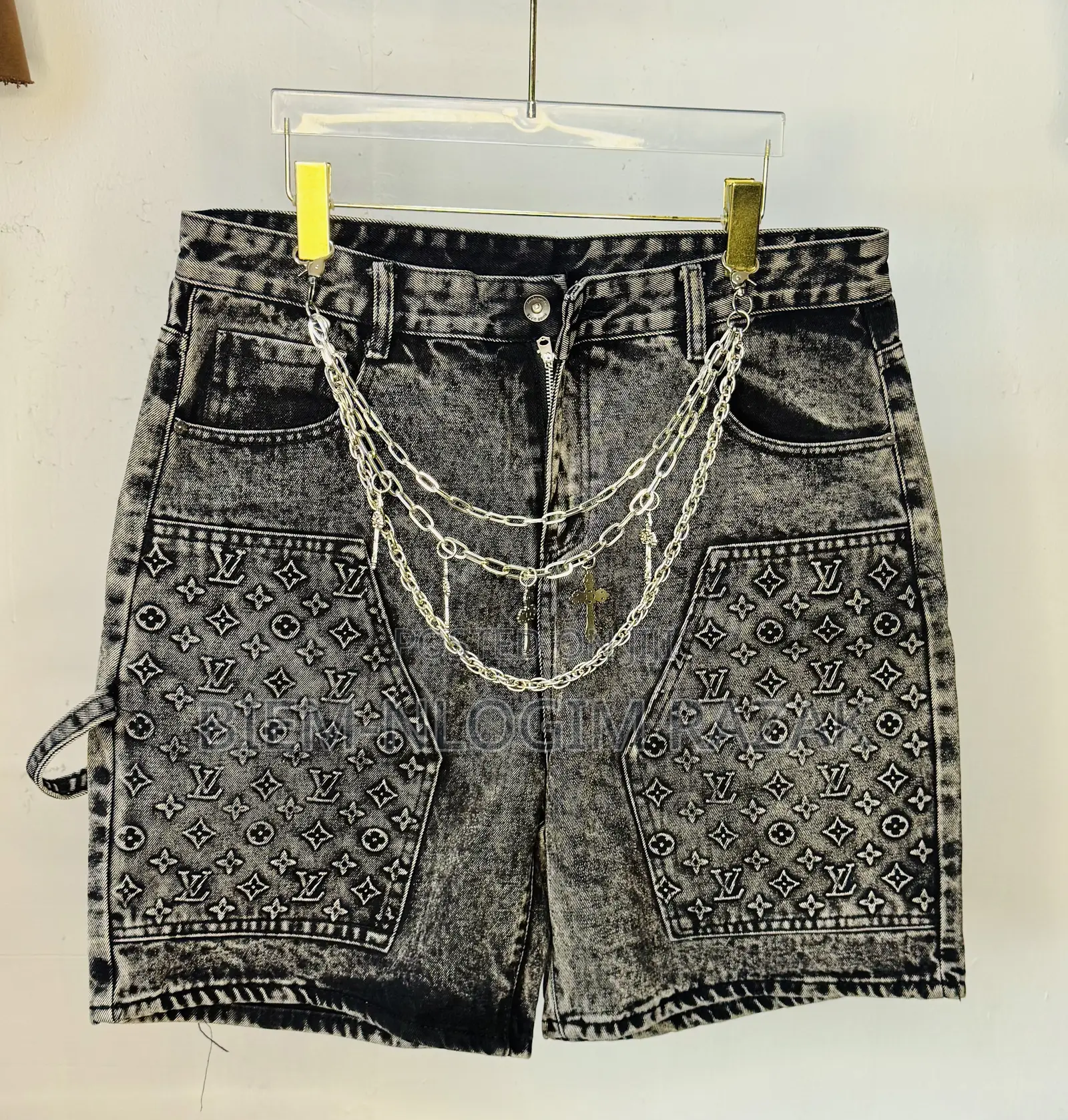 Original Chrome Heart N Nba Jeans Shorts Available in Stock