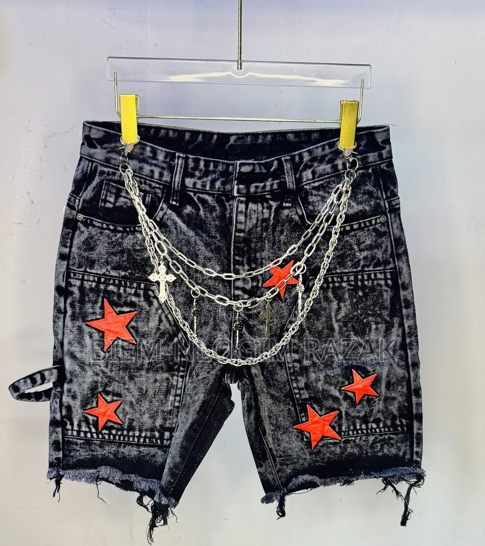 Original Chrome Heart N Nba Jeans Shorts Available in Stock