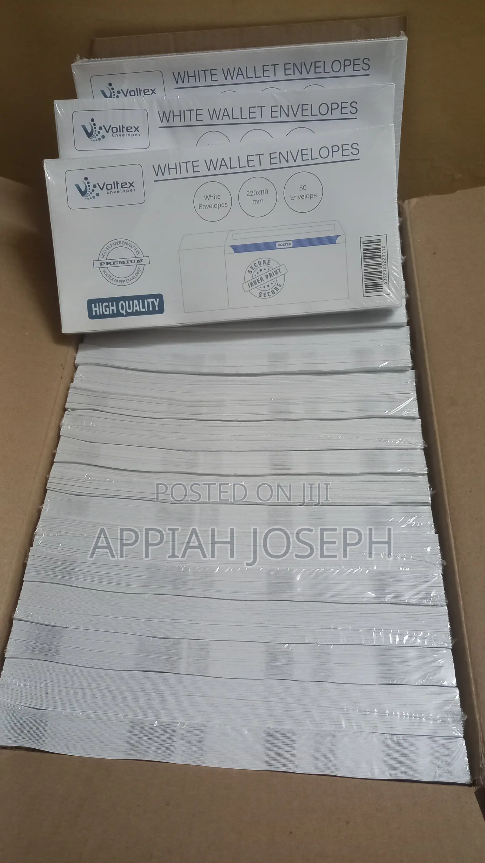 Voltex White Premium Envelope