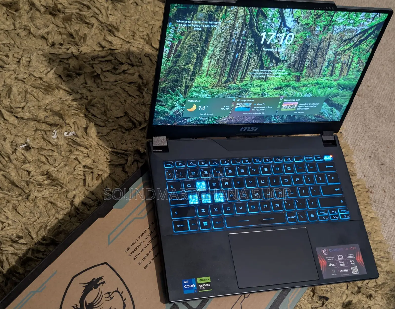 New Laptop MSI Cyborg 15 16GB Intel Core i7 SSD 512GB