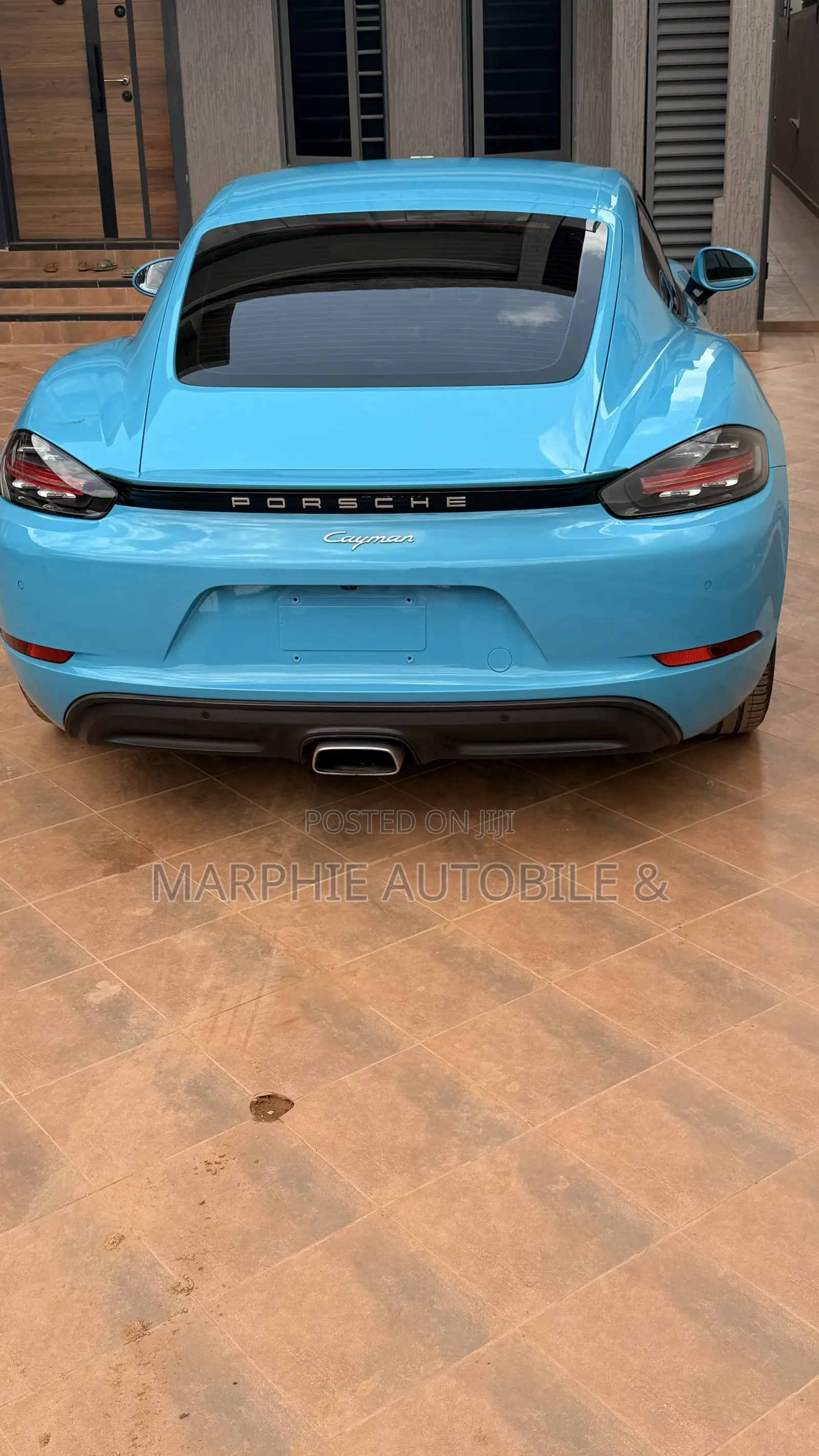 Porsche Cayman 2018 Blue
