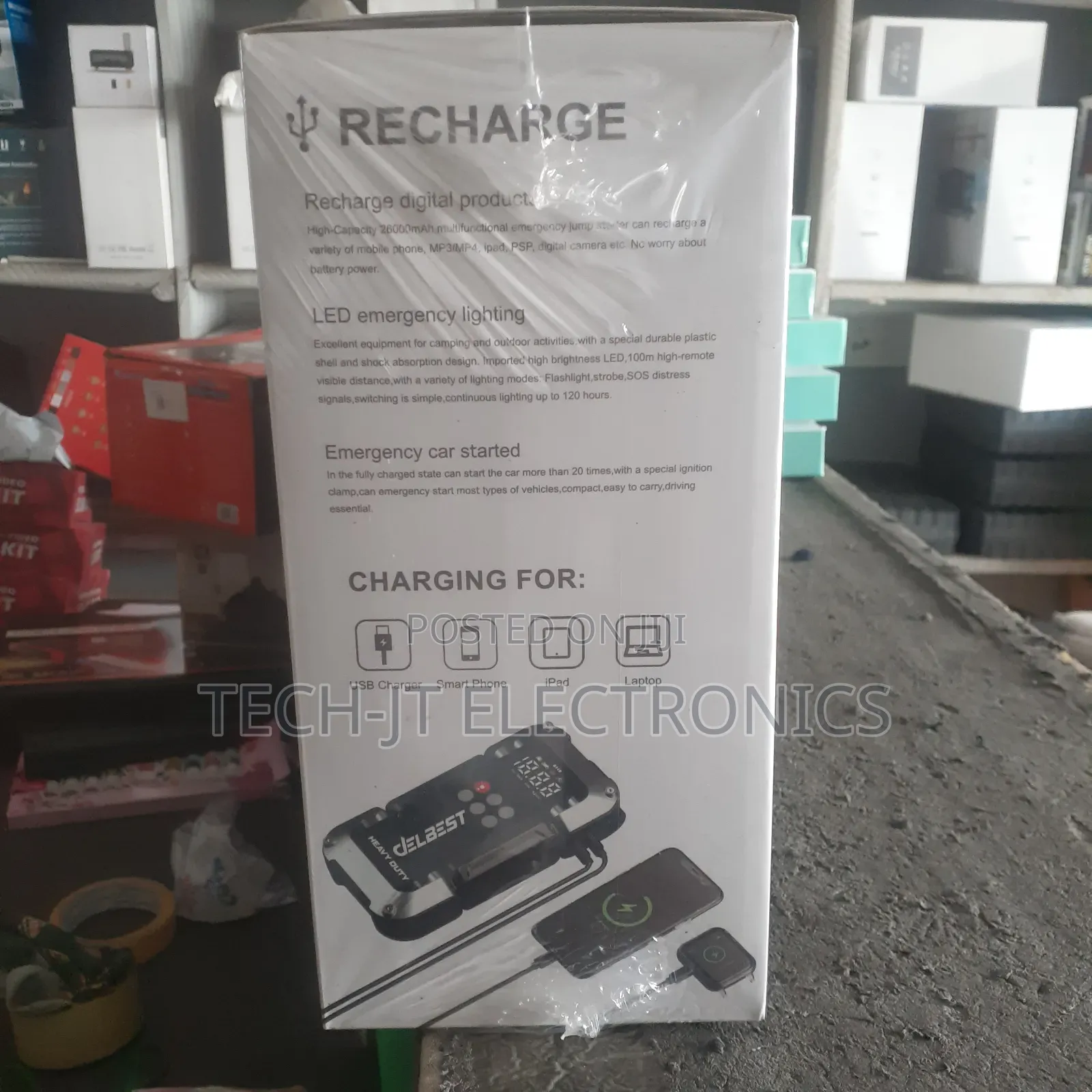 Car Jumperstater and Tire Pump