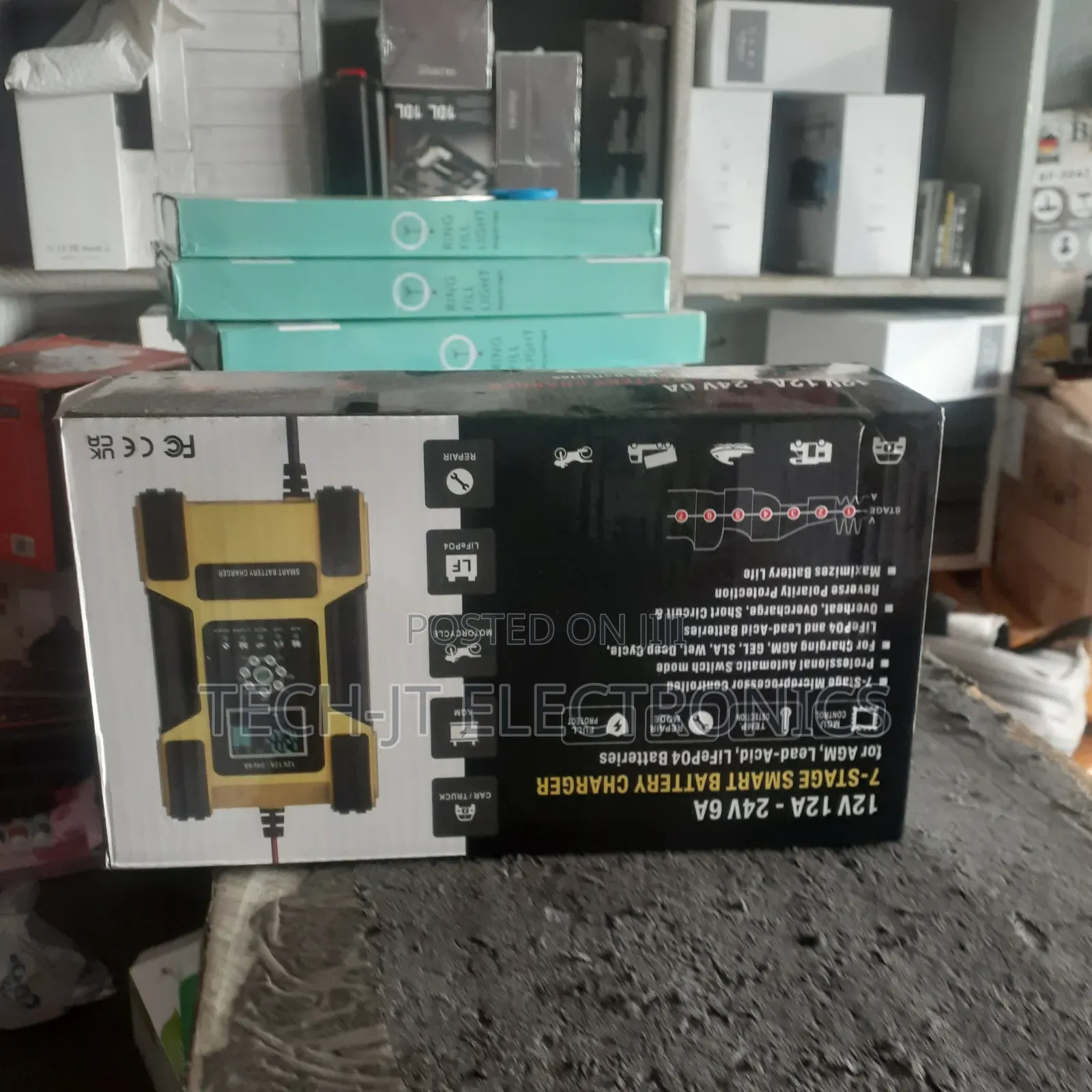 7 Stage Smart Battery Charger