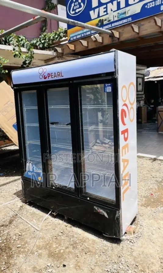 Pearl PVC-1540-28ab 3 Door Display Fridge(Pvc-1540-28ab) 