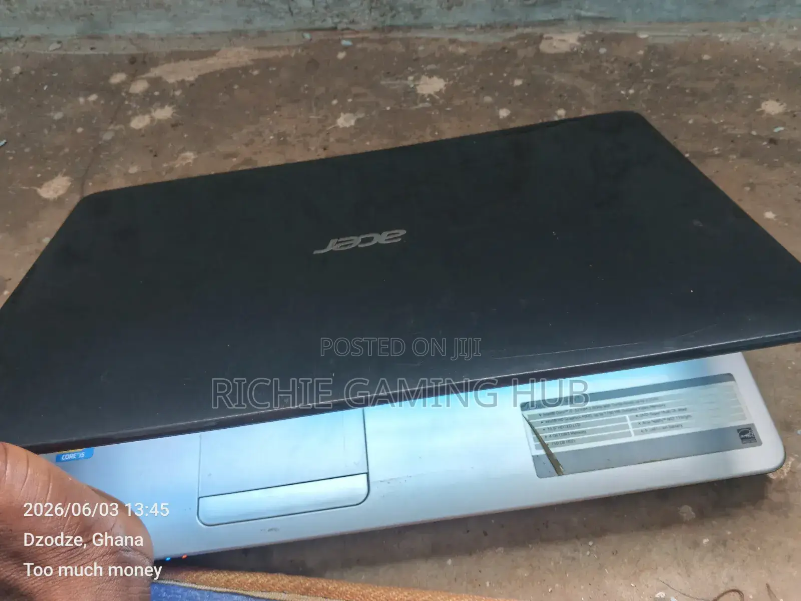 Laptop Acer 8GB Intel Core i3 HDD 500GB